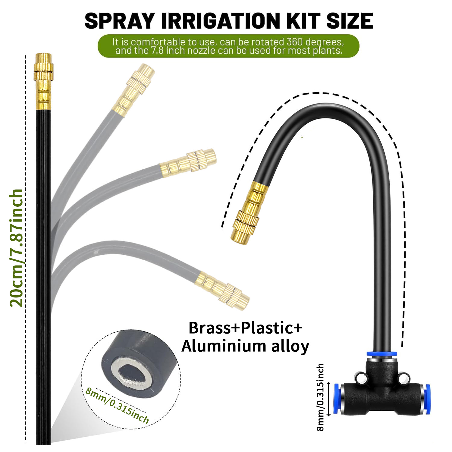 5/8mm PE-Schlauch-Sprühset 60W – Automatic Plant Waterer Bewertung und Preis