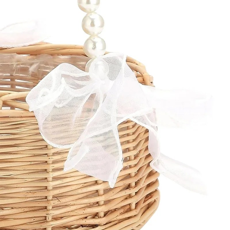 Perlenbesetzter Rattan-Blumenk – Gardening Tools Girls Bewertung und Preis